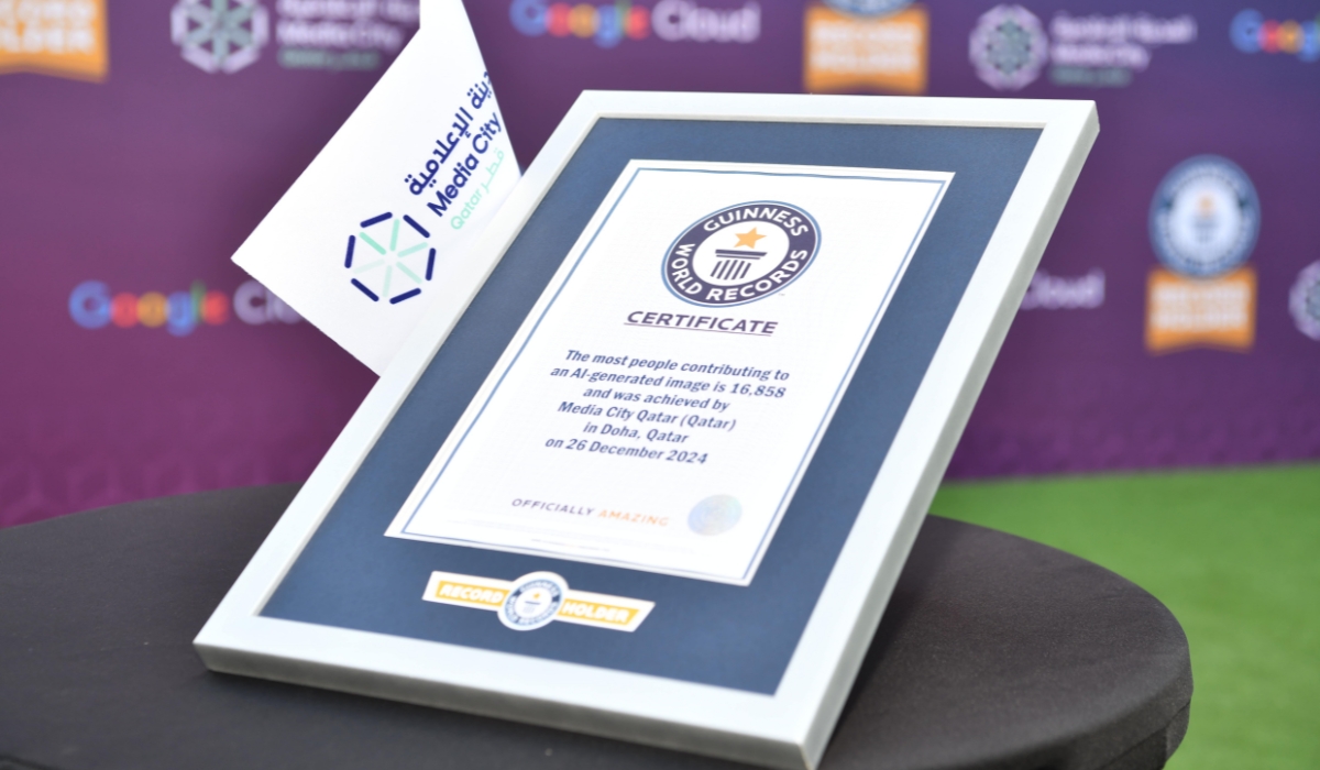 Media City Qatar & Google Cloud Celebrate 'Qatar ArtBeat' Guinness World Record